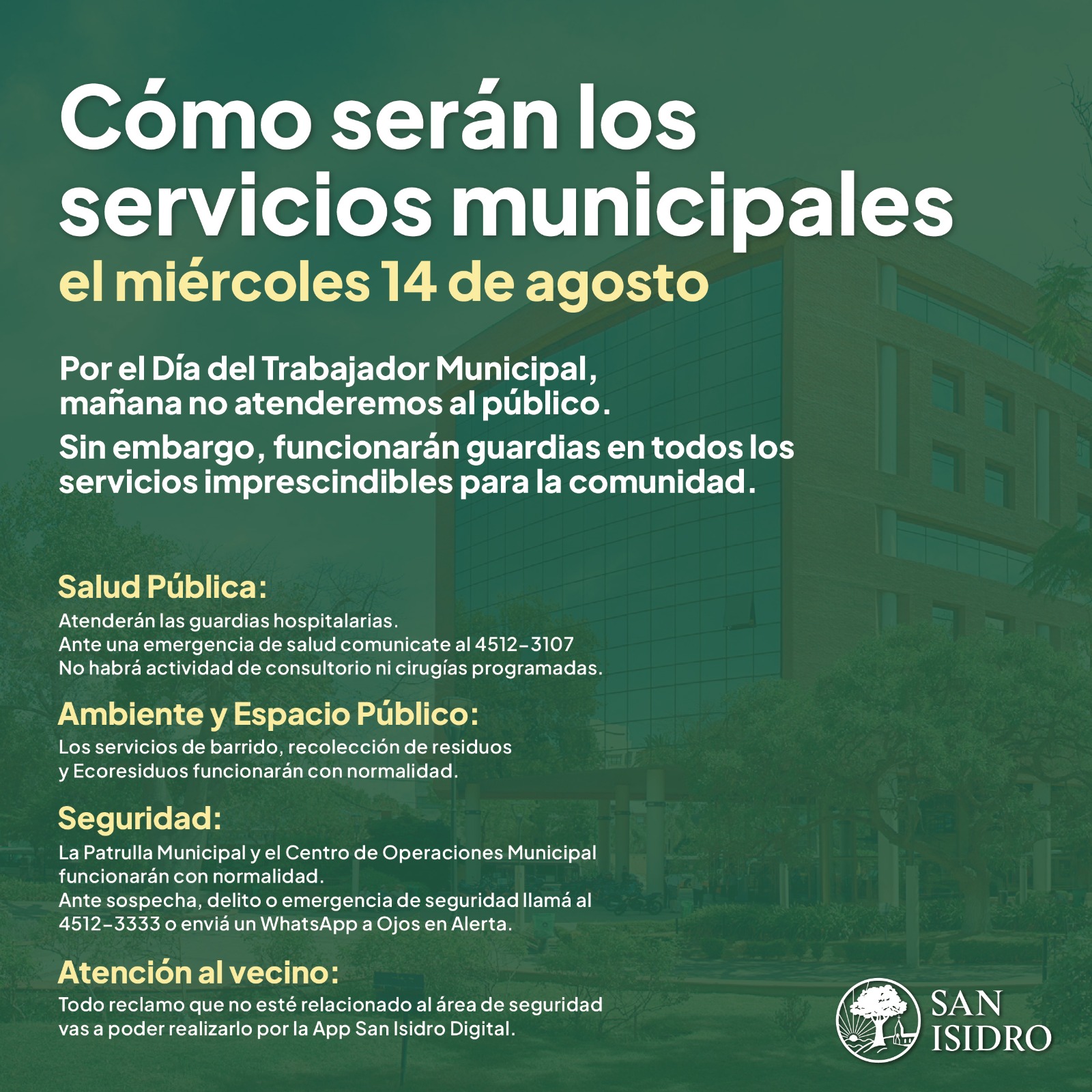 Dia del empleado municipal