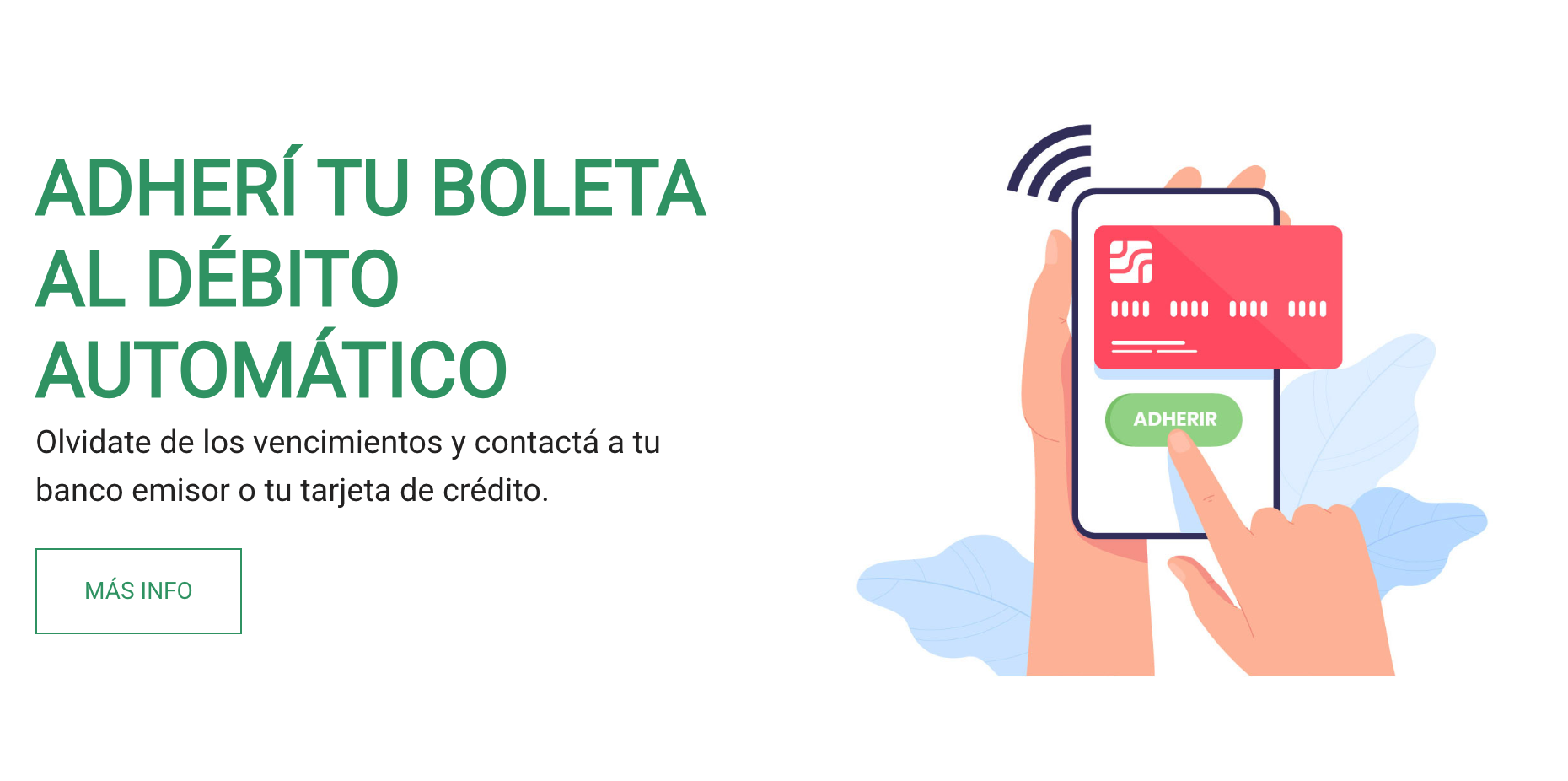 Adhesion al debito automatico